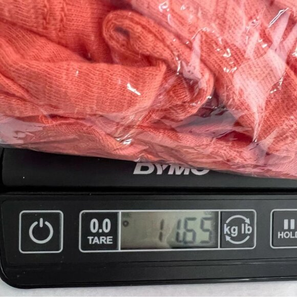 LOFT Womens Size Medium Light Orange Flutter Midi Dress NEW Cotton Lightweight - Picture 13 of 13